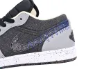 Reps StockX Shoes Air Jordan 1 Low SE Crater DM4657-001??