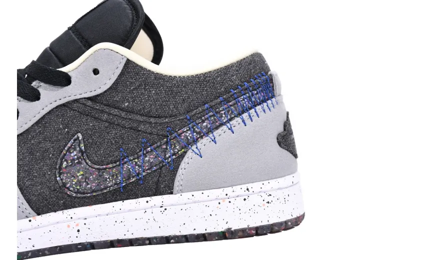 Reps StockX Shoes Air Jordan 1 Low SE Crater DM4657-001??