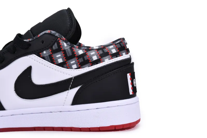 Reps StockX Shoes Air Jordan 1 Low Quai 54 White Black DM0095-106??