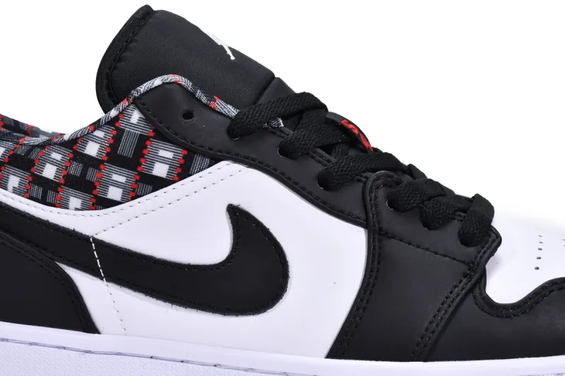 Reps StockX Shoes Air Jordan 1 Low Quai 54 White Black DM0095-106??