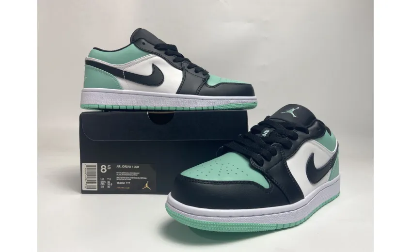 Reps StockX Shoes Air Jordan 1 Low Mint Green 553558-117??