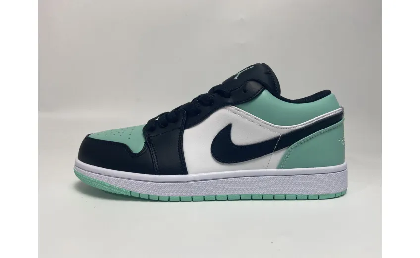  Air Jordan 1 Low Emerald Toe 553558-117