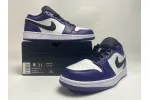 Reps StockX Shoes Air Jordan 1 Low Court Purple 553558-500??