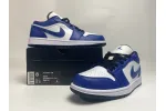 Reps StockX Shoes Air Jordan 1 Low Game Royal White Blue 553558-124??