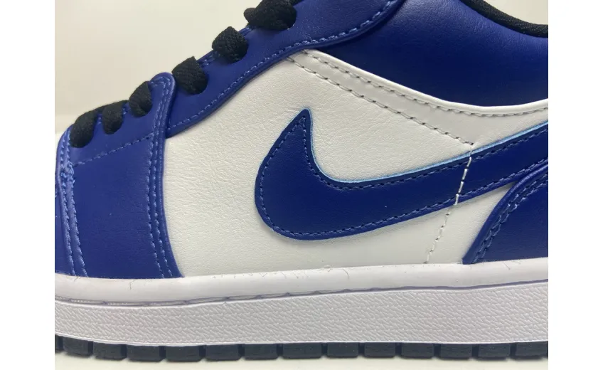 Reps StockX Shoes Air Jordan 1 Low Game Royal White Blue 553558-124??