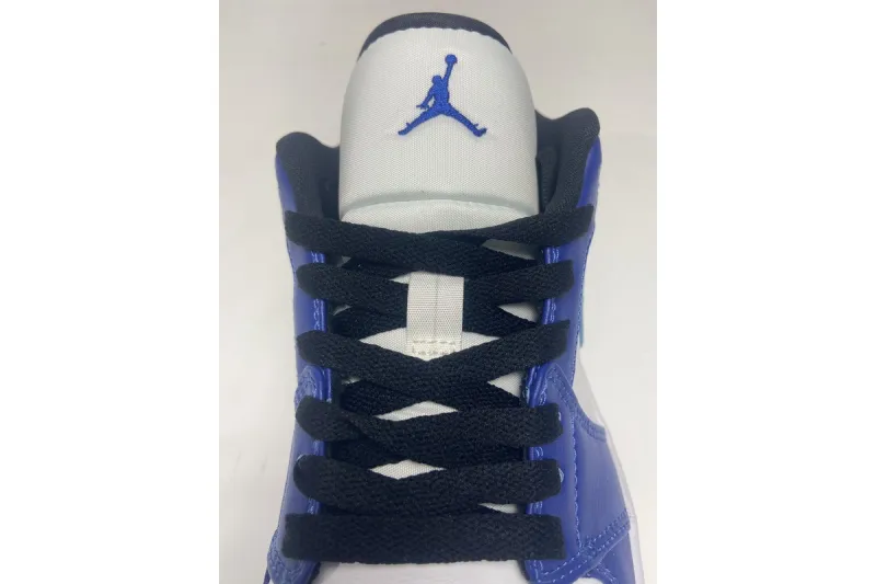 Reps StockX Shoes Air Jordan 1 Low Game Royal White Blue 553558-124??