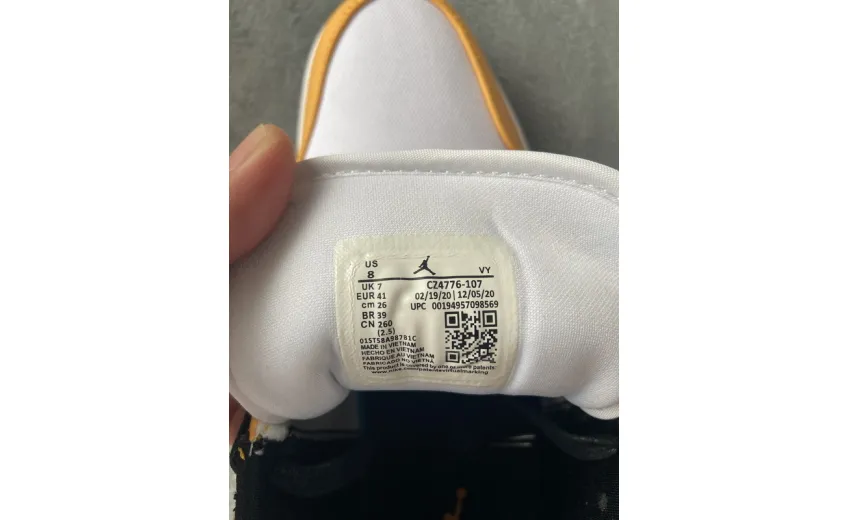 Reps StockX Shoes Air Jordan 1 Low Laser Orange CZ4776-107??