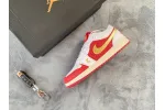 Reps StockX Shoes Air Jordan 1 Low SE“Spades” Gold DJ5185-100??