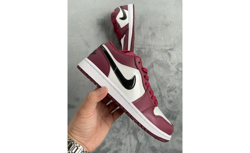 Reps StockX Shoes Air Jordan 1 Low Noble Red 553558-604??