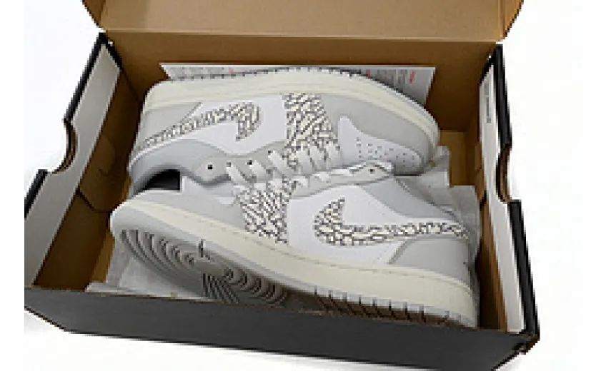 Jordan 1 Low Elephant Grey