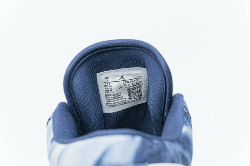 Reps StockX Shoes Air Jordan 1 Low SE Washed Denim CZ8455-100??