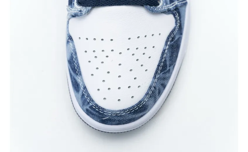 Reps StockX Shoes Air Jordan 1 Low SE Washed Denim CZ8455-100??