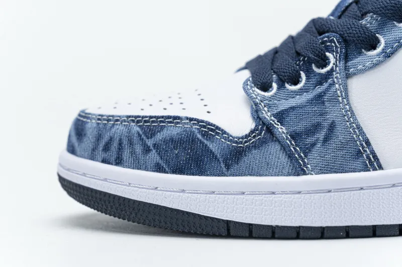Reps StockX Shoes Air Jordan 1 Low SE Washed Denim CZ8455-100??