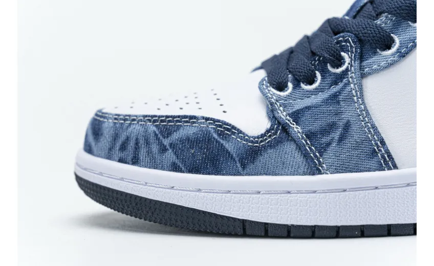 Reps StockX Shoes Air Jordan 1 Low SE Washed Denim CZ8455-100??