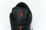 Reps StockX Shoes Air Jordan 1 Low Brushstroke Swoosh Black Red DA4659-001??
