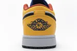 Reps StockX Shoes Air Jordan 1 Low Blue Yellow Orange 553558-123??