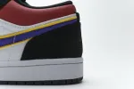 Reps StockX Shoes Air Jordan 1 Low Lakers Top 3 Black Purple Blue CJ9216-051??