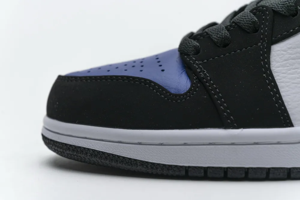 Reps StockX Shoes Air Jordan 1 Low Lakers Top 3 Black Purple Blue CJ9216-051??