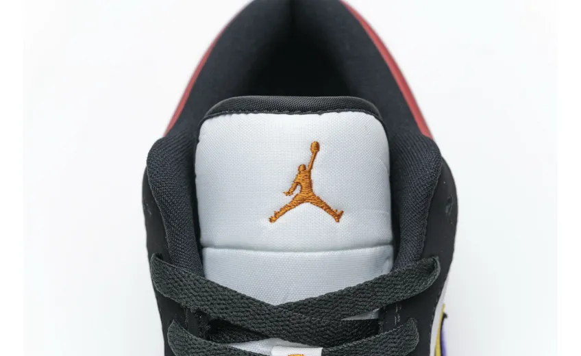Reps StockX Shoes Air Jordan 1 Low Lakers Top 3 Black Purple Blue CJ9216-051??