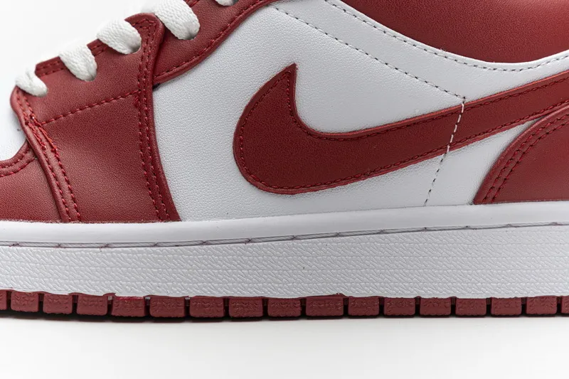 Jordans Low Red And White