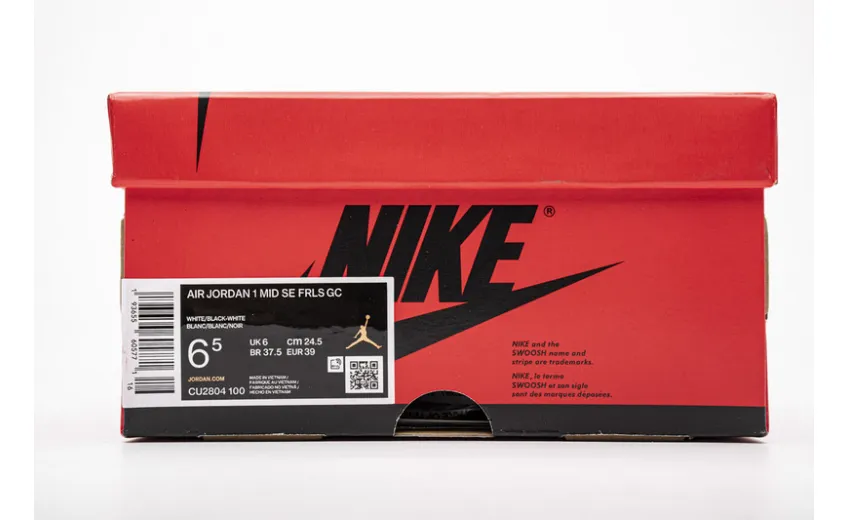 Reps StockX Shoes Edison Chen x Air Jordan 1 Mid SE “Fearless” White CU2804-100??