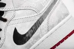 Reps StockX Shoes Edison Chen x Air Jordan 1 Mid SE “Fearless” White CU2804-100??