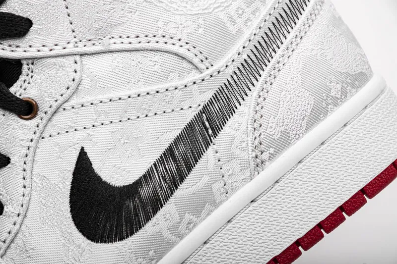 Reps StockX Shoes Edison Chen x Air Jordan 1 Mid SE “Fearless” White CU2804-100??