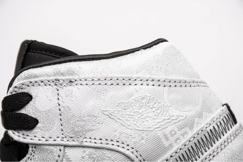 Reps StockX Shoes Edison Chen x Air Jordan 1 Mid SE “Fearless” White CU2804-100??