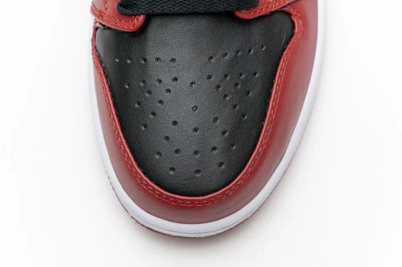 Reps StockX Shoes Air Jordan 1 Low Varsity Red 553558-606 ??