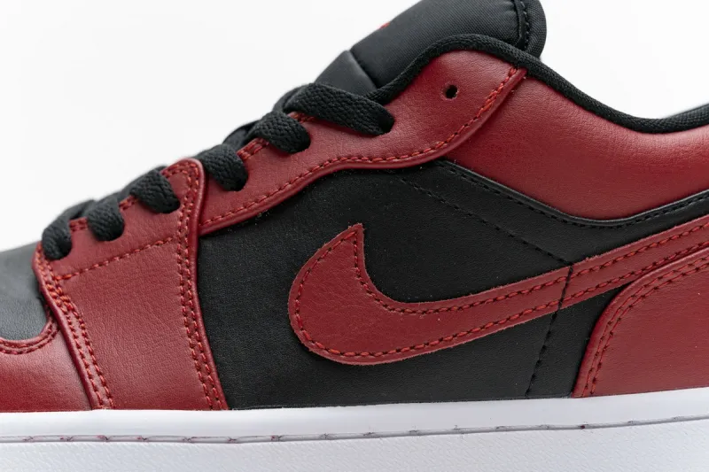 Reps StockX Shoes Air Jordan 1 Low Varsity Red 553558-606 ??