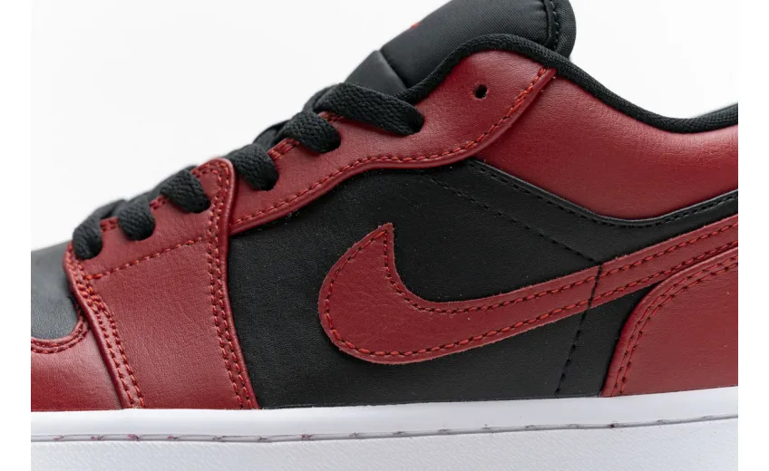 Reps StockX Shoes Air Jordan 1 Low Varsity Red 553558-606 ??