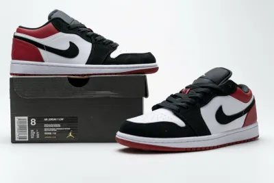  Air Jordan 1 Low Black Toe 553558-116 01