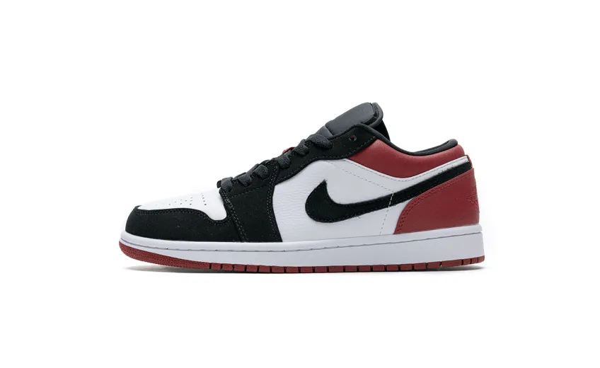  Air Jordan 1 Low Black Toe 553558-116
