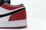 Reps StockX Shoes Air Jordan 1 Low Black Toe 553558-116??