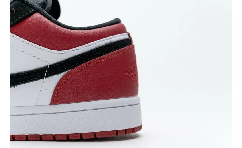 Reps StockX Shoes Air Jordan 1 Low Black Toe 553558-116??