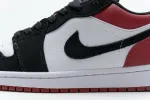 Reps StockX Shoes Air Jordan 1 Low Black Toe 553558-116??