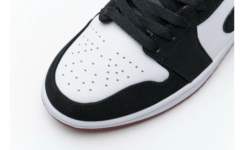 Reps StockX Shoes Air Jordan 1 Low Black Toe 553558-116??