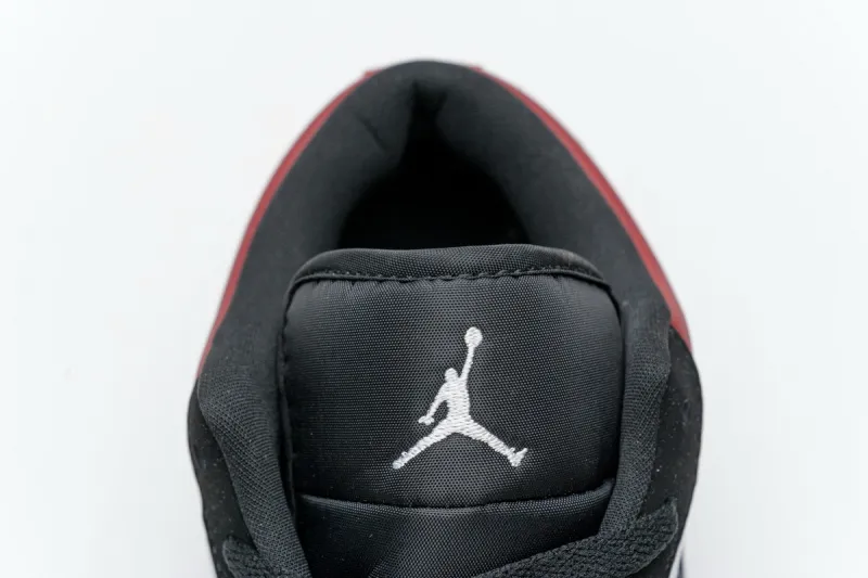 Reps StockX Shoes Air Jordan 1 Low Black Toe 553558-116??