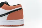 Reps StockX Shoes Air Jordan 1 Low Shattered Backboard Black Orange 553558-128??