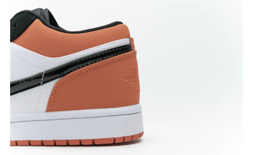 Reps StockX Shoes Air Jordan 1 Low Shattered Backboard Black Orange 553558-128??