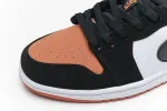 Reps StockX Shoes Air Jordan 1 Low Shattered Backboard Black Orange 553558-128??