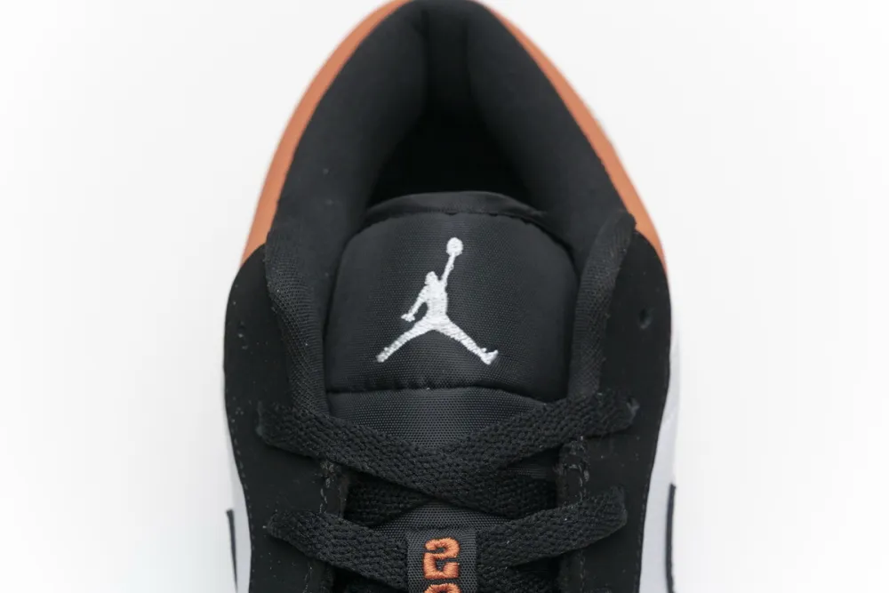 Reps StockX Shoes Air Jordan 1 Low Shattered Backboard Black Orange 553558-128??