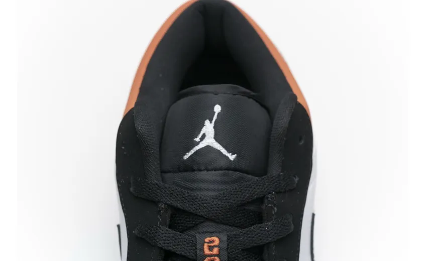 Reps StockX Shoes Air Jordan 1 Low Shattered Backboard Black Orange 553558-128??
