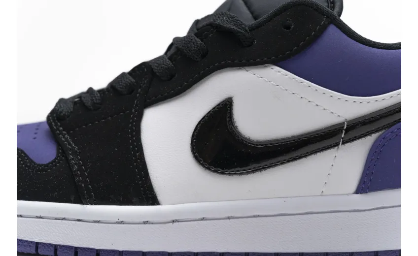 Reps StockX Shoes Air Jordan 1 Low Court Purple 553558-125??