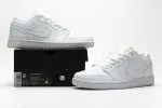 Reps StockX Shoes Air Jordan 1 Low White Pure Platnium 553558-170??