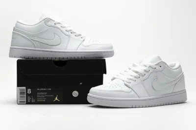  Air Jordan 1 Low White Pure Platnium 553558-170 01