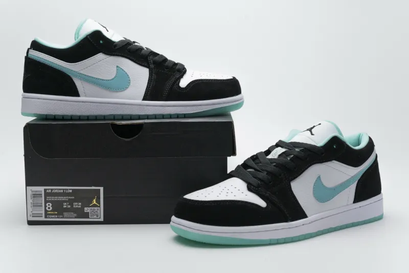 Reps StockX Shoes Air Jordan 1 Low“Island Green” CQ9828-131??