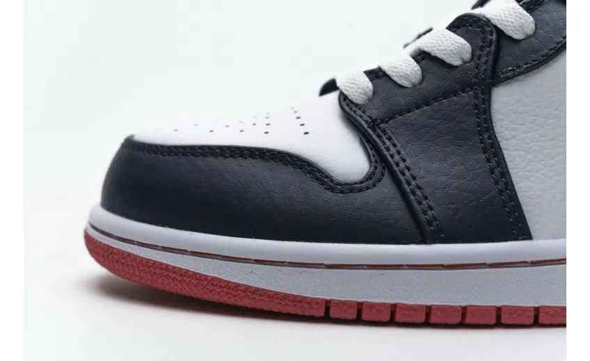 Reps StockX Shoes Air Jordan 1 Low Obsidian Ember Glow 553558-481??