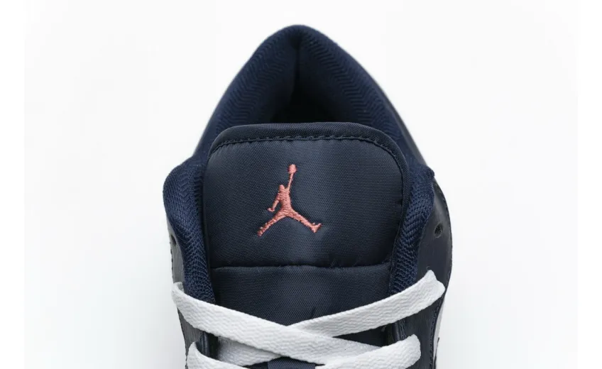 Reps StockX Shoes Air Jordan 1 Low Obsidian Ember Glow 553558-481??