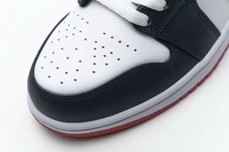 Reps StockX Shoes Air Jordan 1 Low Obsidian Ember Glow 553558-481??